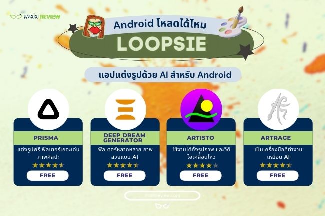 วิธีโหลดแอป Loopsie ใน Android