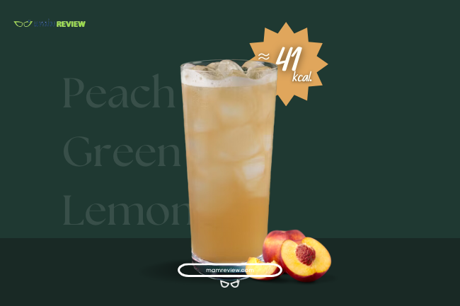 Peach Green Tea Lemonade Starbucks กี่แคล